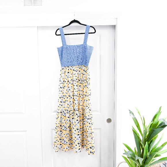 Tanya Taylor Size XL Gianna Printed Midi Dress - Picture 3 of 10